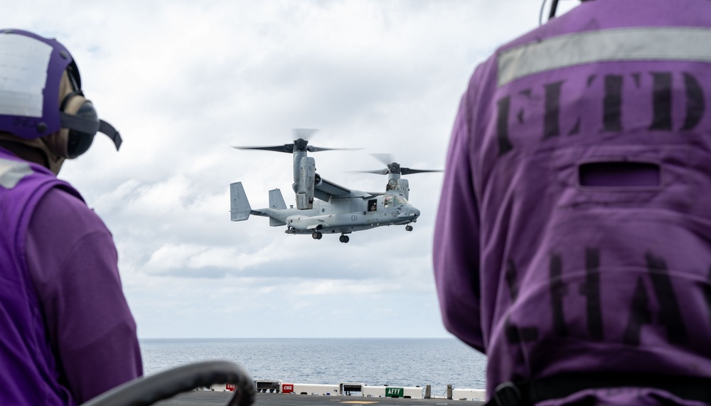 USS America (LHA 6) Conducts Flight Operations During Talisman Sabre