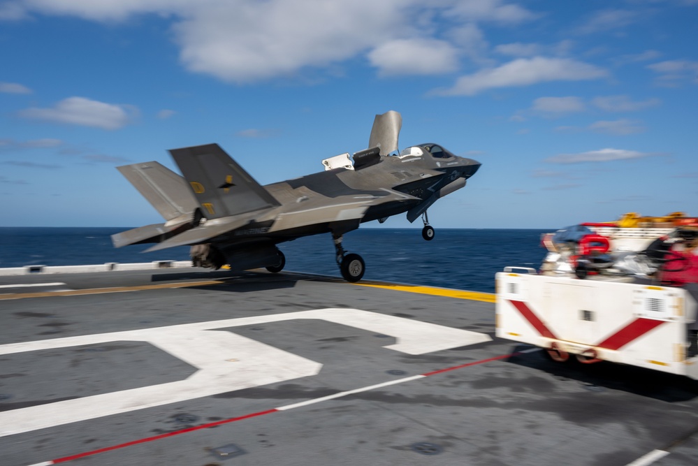 USS America (LHA 6) Conducts Flight Operations During Talisman Sabre