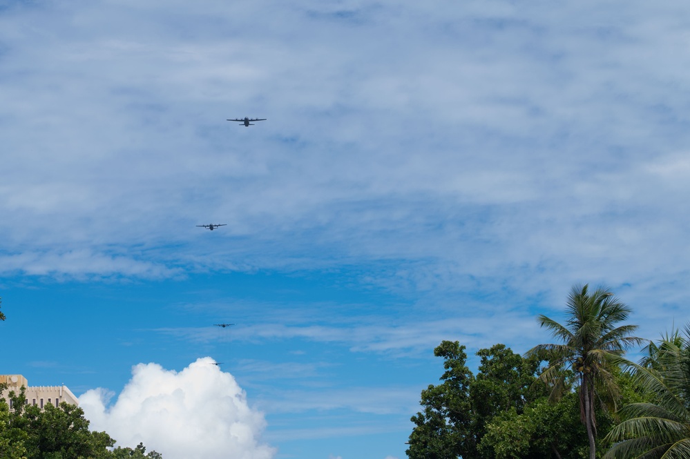 Allies fly by 81st Guam Liberation Day Parade