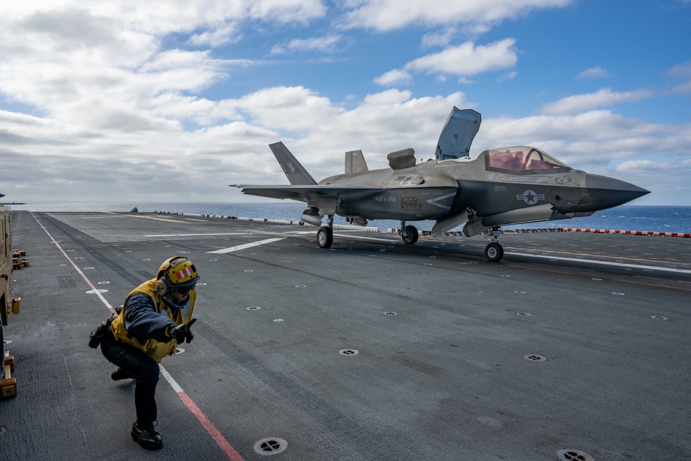 USS America (LHA 6) Conducts Flight Operations During Talisman Sabre