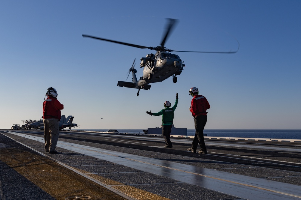 USS Gerald R. Ford (CVN 78) Conducts Flight Operations