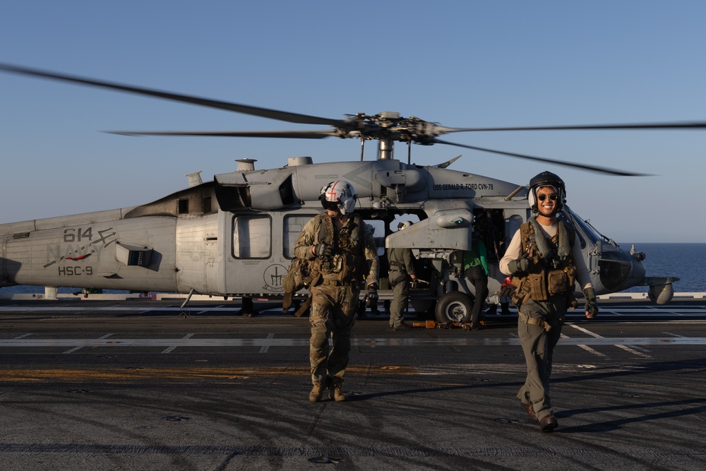 USS Gerald R. Ford (CVN 78) Conducts Flight Operations