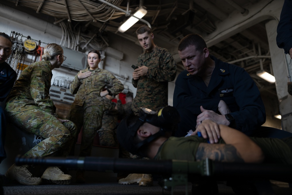 31st MEU conducts CBRN decontamination during Talisman Sabre 25