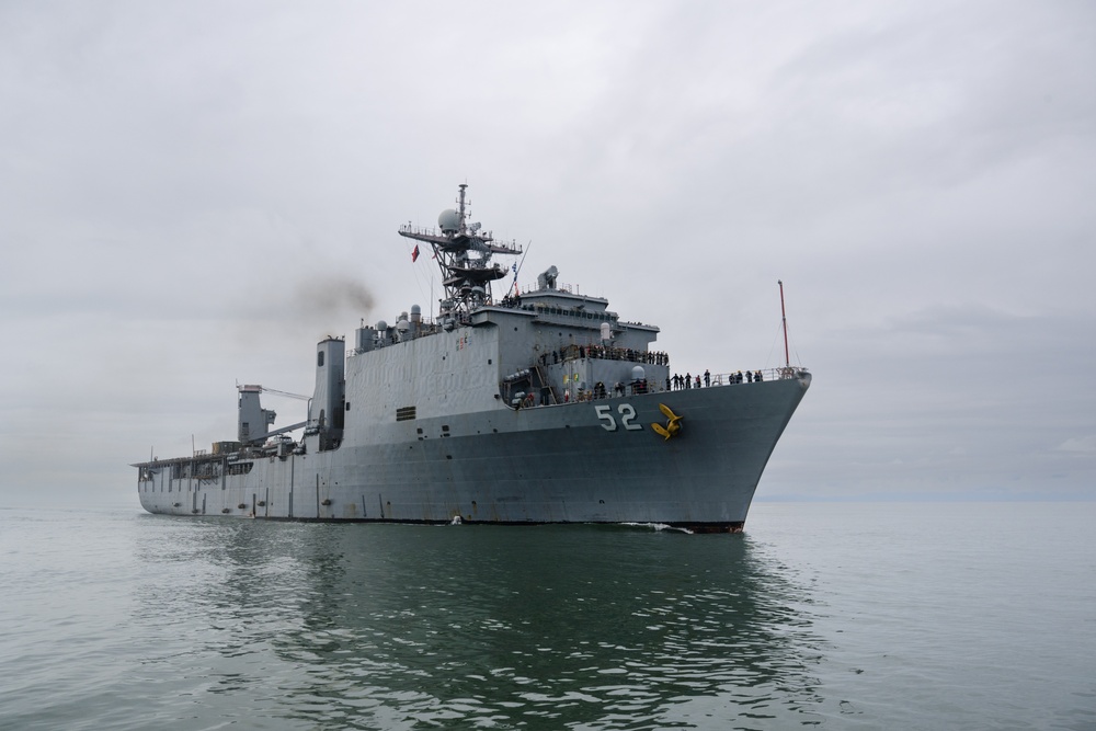 The USS Pearl Harbor Arrives in Lae, Papua New Guinea, July, 2025