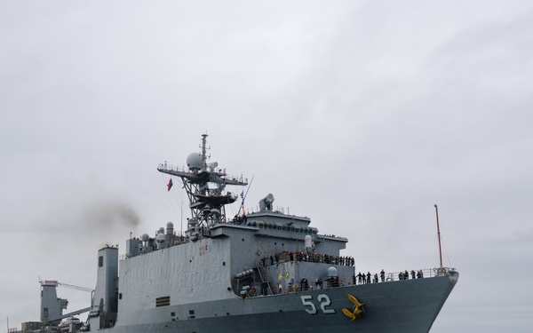 The USS Pearl Harbor Arrives in Lae, Papua New Guinea, July, 2025