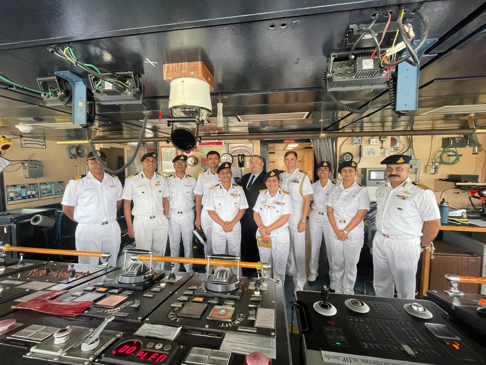 The USNS Bowditch Departs Sri Vijaya Puram, India, July, 2025