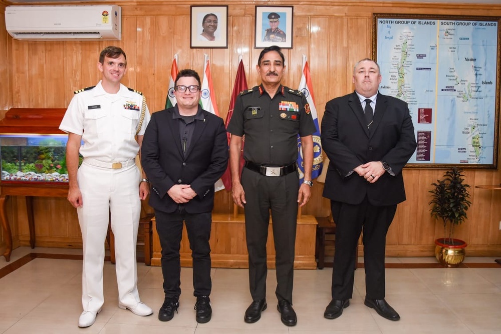 The USNS Bowditch Departs Sri Vijaya Puram, India, July 2025