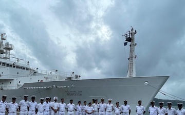 The USNS Bowditch Departs Sri Vijaya Puram, India, July, 2025