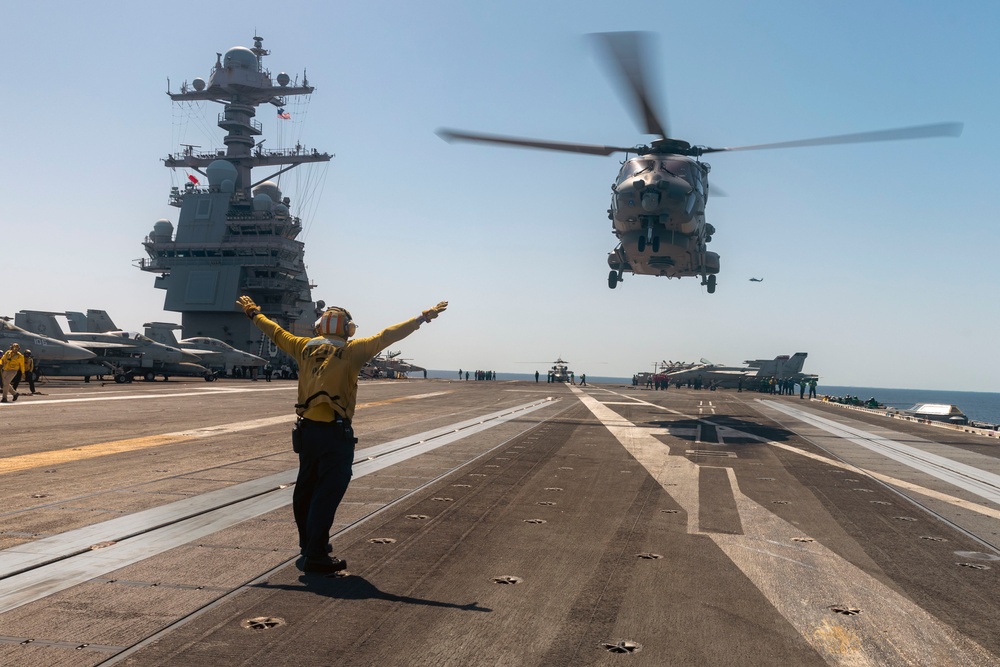 USS Gerald R. Ford (CVN 78) Conducts NATO's Neptune Strike