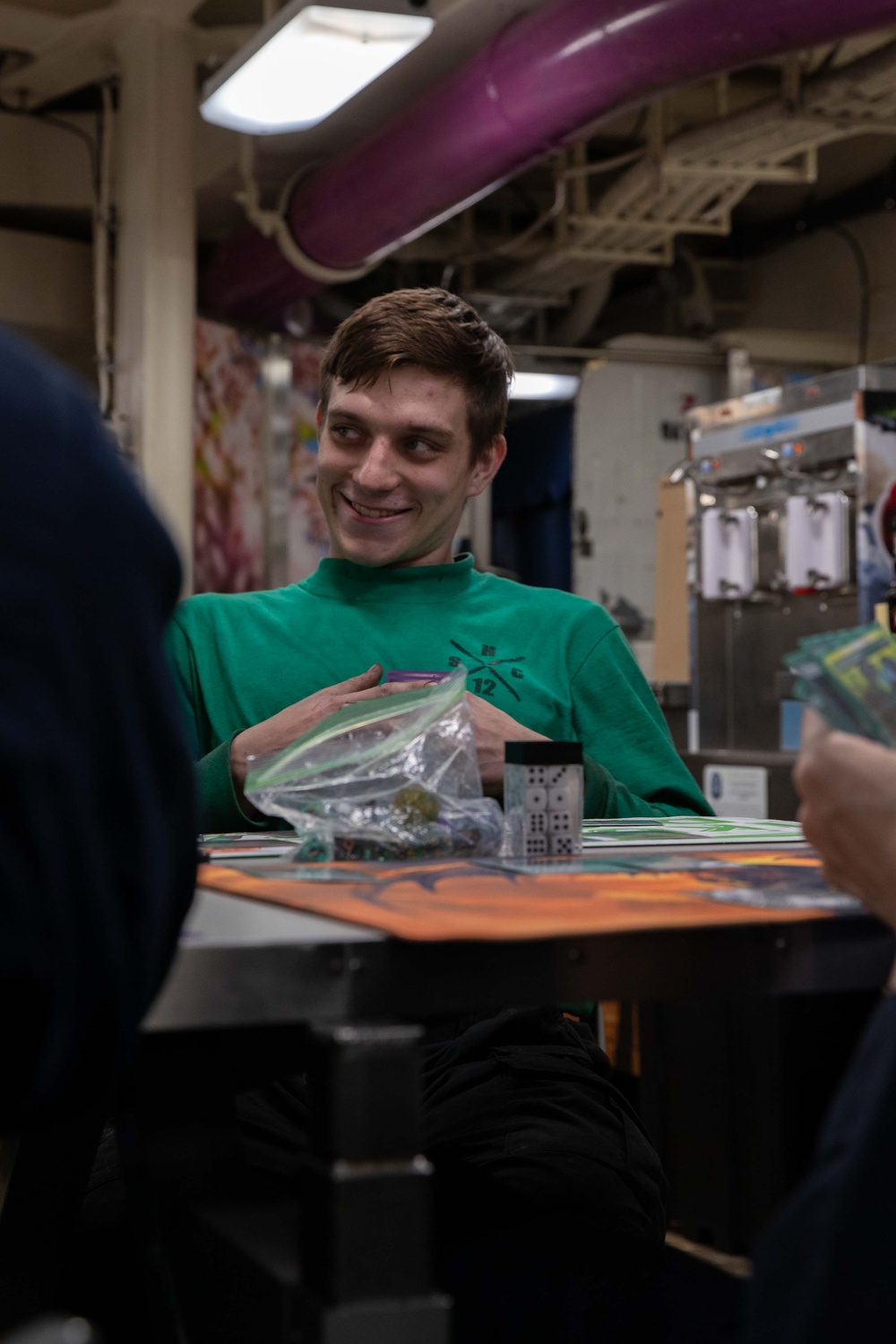 George Washington Sailors Host Card Game Night