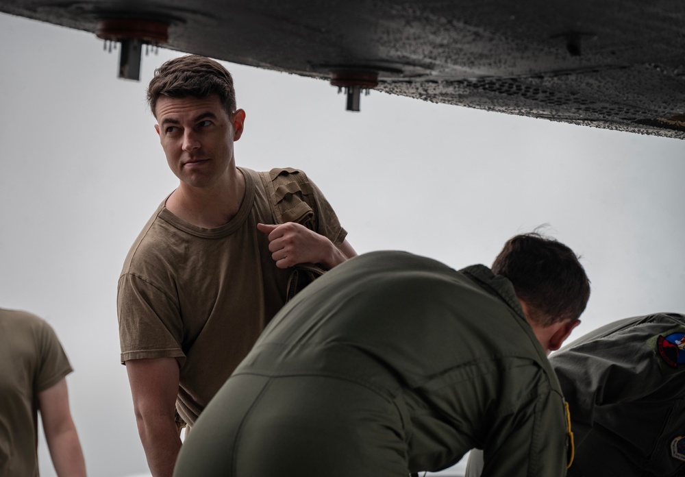 BTF25 - AFE backing up Bomber Task Force 25