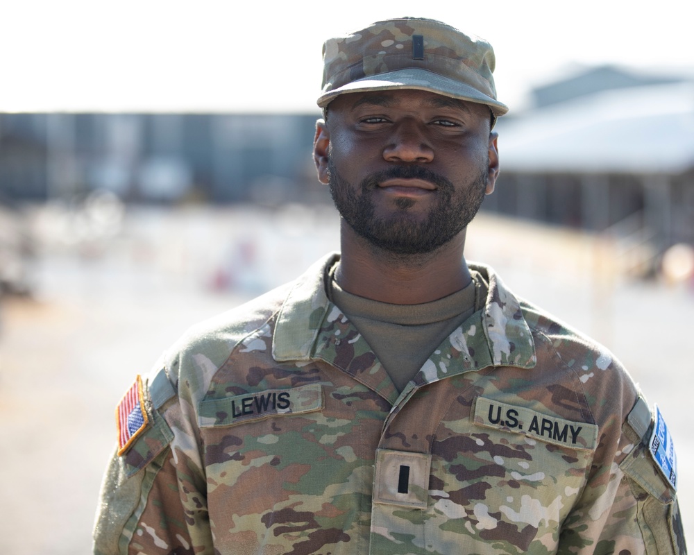 One Day at a Time: 1st Lt. Lewis Embraces Growth, Grit and Service on First Deployment