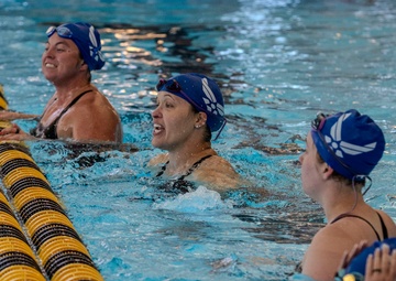 Team Air Force compete in swimming finals at 2025 Warrior Games