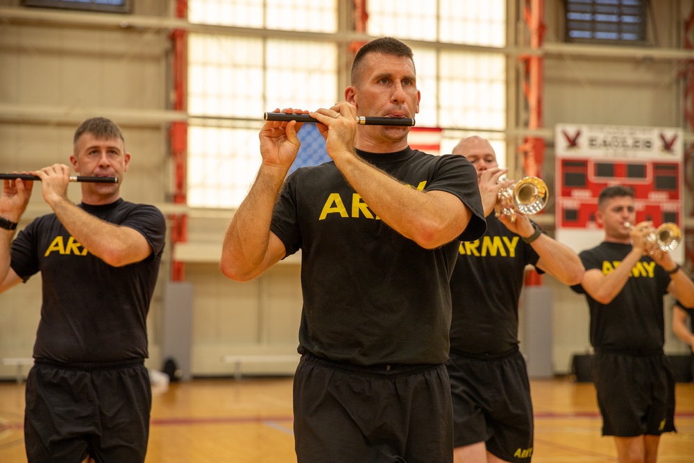 Fife and Drum Corps training for The Royal Edinburgh Military Tattoo 2025
