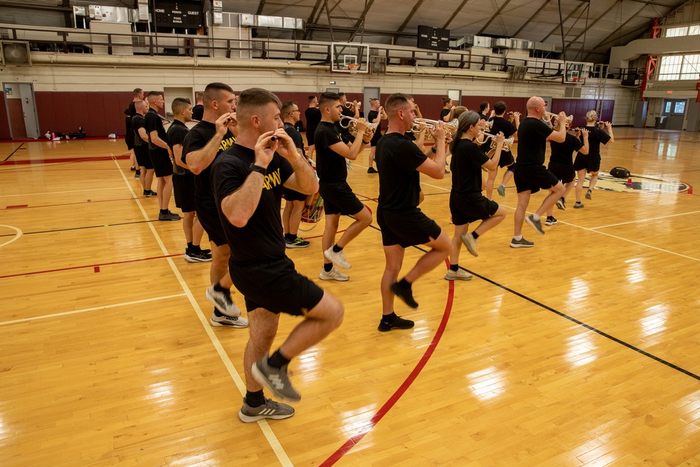 Fife and Drum Corps training for The Royal Edinburgh Military Tattoo 2025