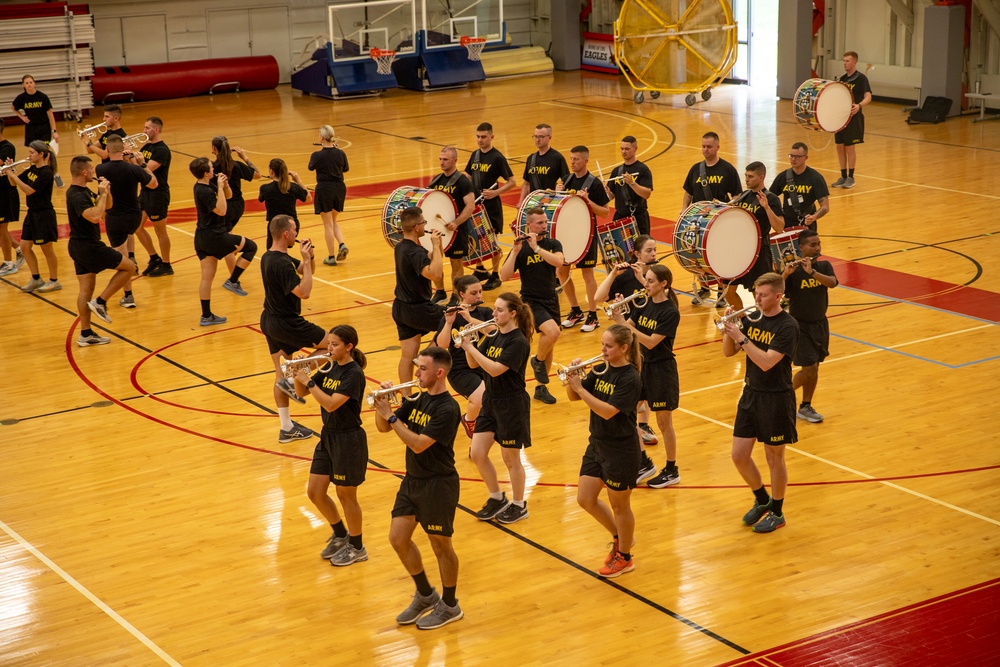 Fife and Drum Corps training for The Royal Edinburgh Military Tattoo 2025