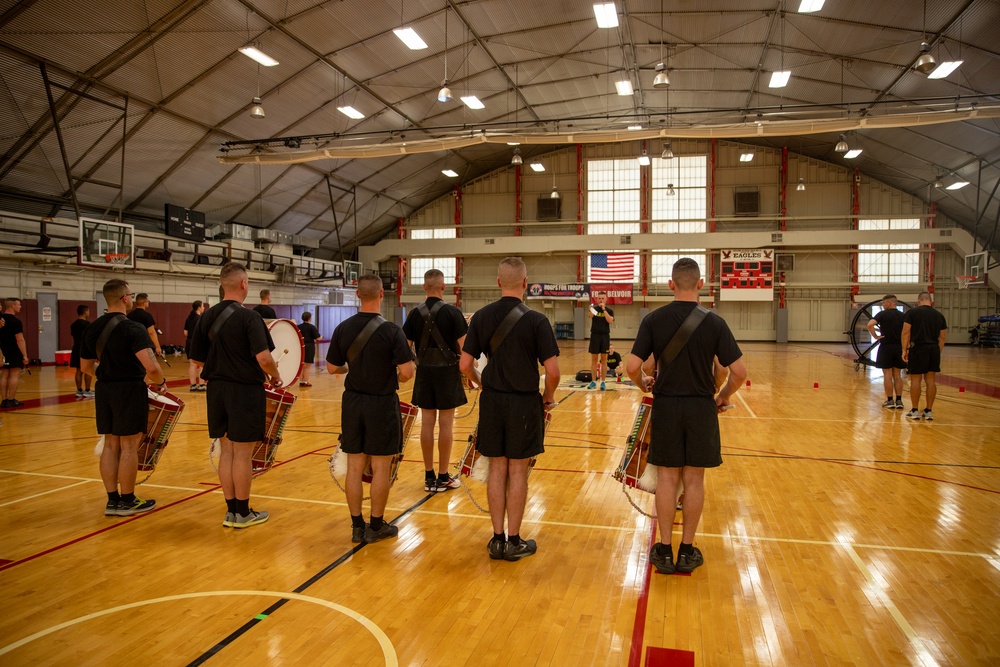 Fife and Drum Corps training for The Royal Edinburgh Military Tattoo 2025