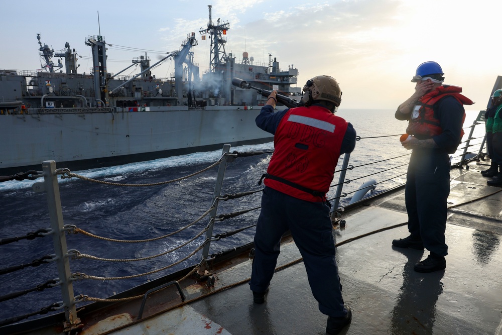 USS Bainbridge (DDG 96) Replenishment-at-Sea