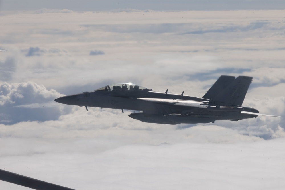 VMGR-352 conducts aerial refueling operations during Red Flag Alaska