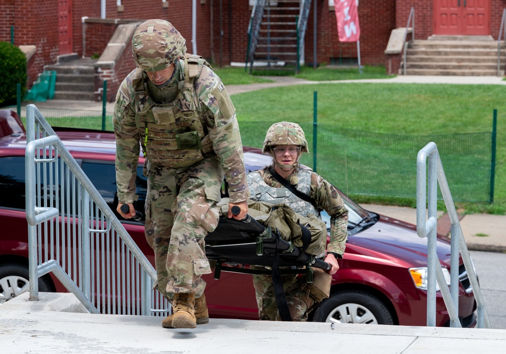 Service members complete TCCC-CLS during Operation Healthy Ellwood