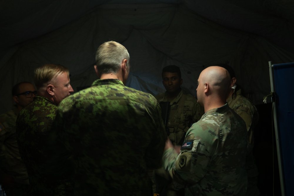 Improved Resilience among allies: Estonian Defence Forces visits field hospital at Yakima Training Center