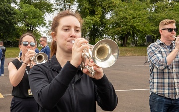Fife and Drum Corps rehearsal at Redford Barracks, Scotland