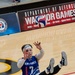 Air Force Warrior Games Athletes compete in sitting volleyball