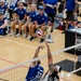 Air Force Warrior Games Athletes compete in sitting volleyball