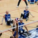 Air Force Warrior Games Athletes compete in sitting volleyball