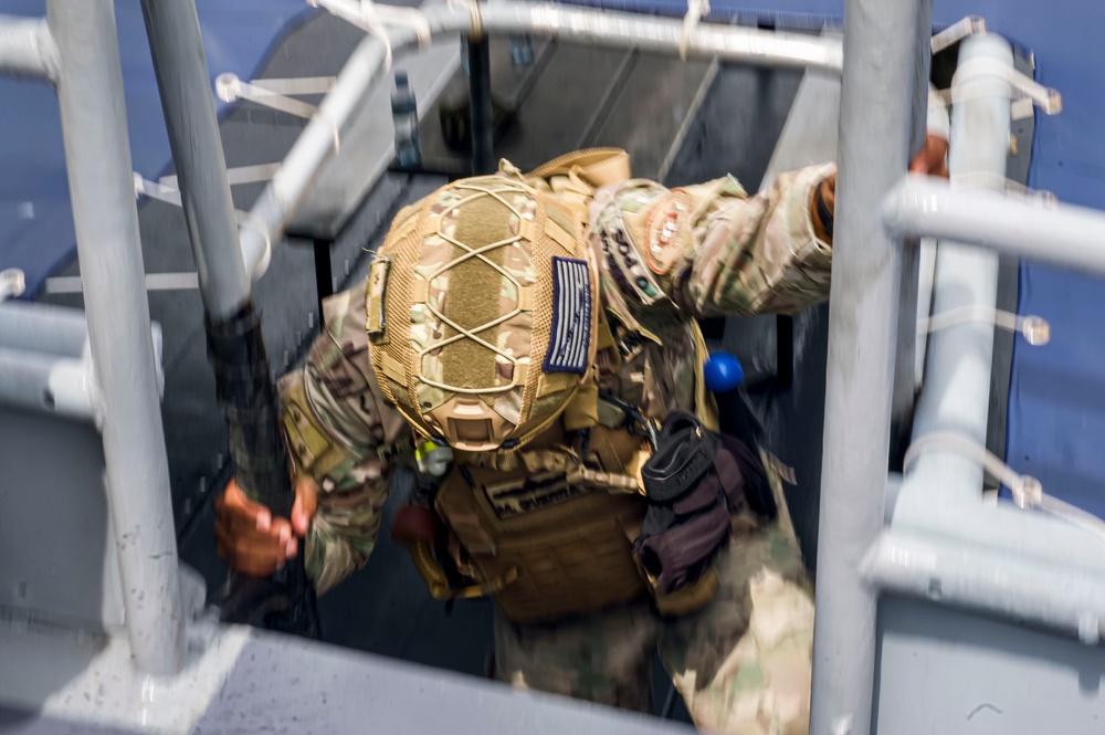 U.S. Coast Guard trains with Panamanian partners in maritime law enforcement operations
