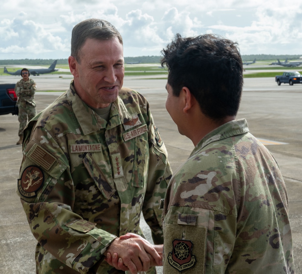 AMC commander arrives at Andersen for Department-Level Exercise series