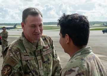 AMC commander arrives at Andersen for Department-Level Exercise series