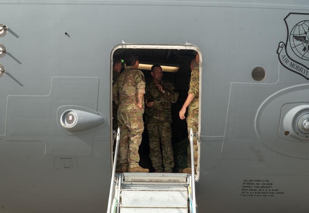 AMC commander arrives at Andersen for Department-Level Exercise series