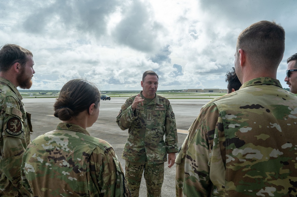 AMC commander arrives at Andersen for Department-Level Exercise series