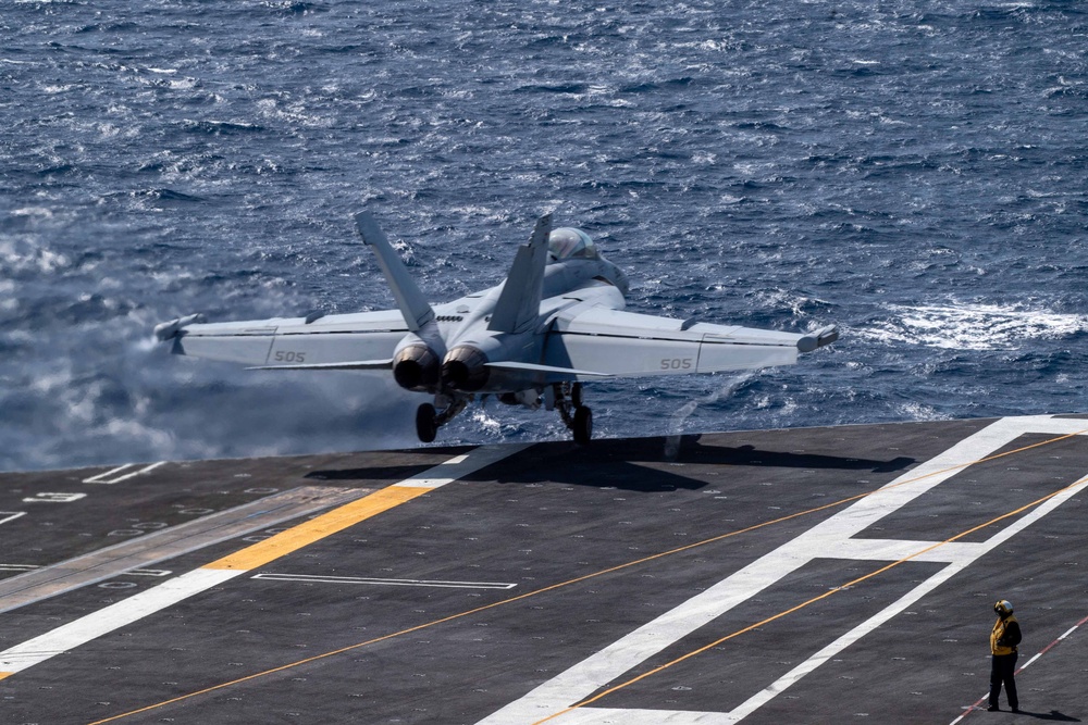 USS Theodore Roosevelt Conducts Flight Operations
