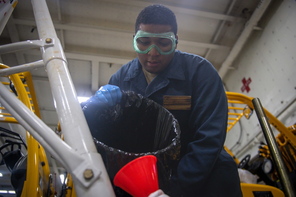 USS Theodore Roosevelt Maintenance