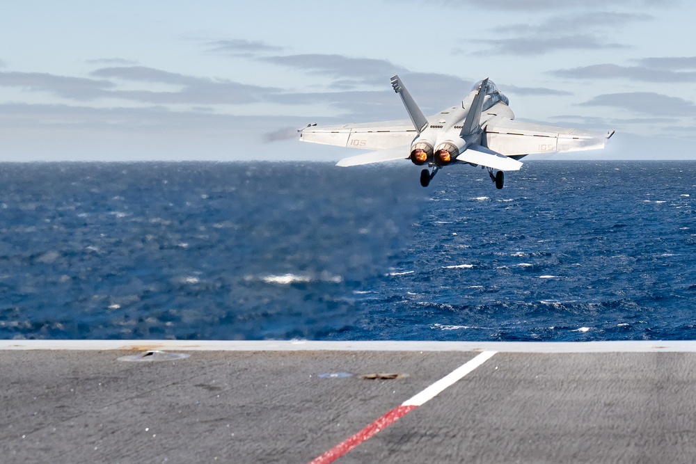 USS Theodore Roosevelt Conducts Flight Operations