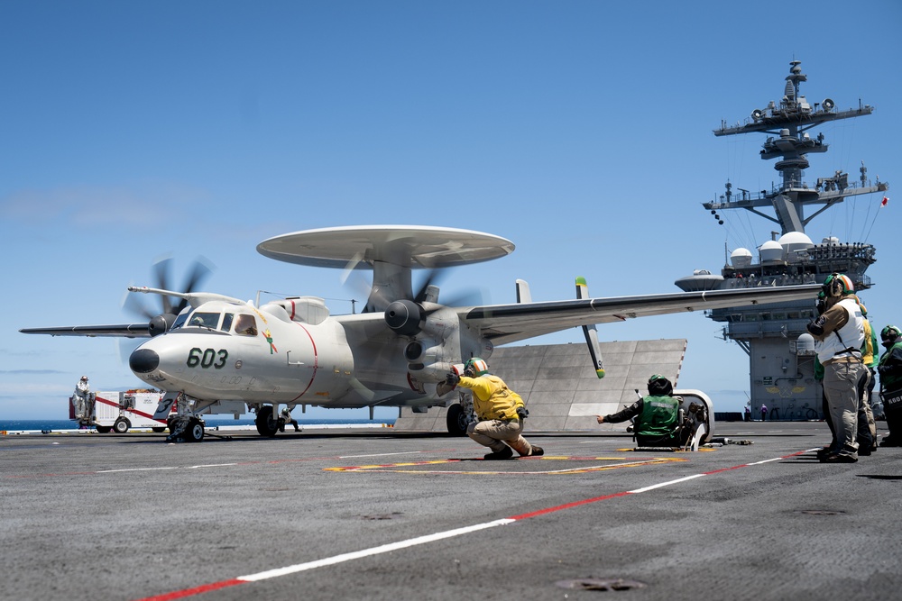 USS Theodore Roosevelt Conducts Flight Operations