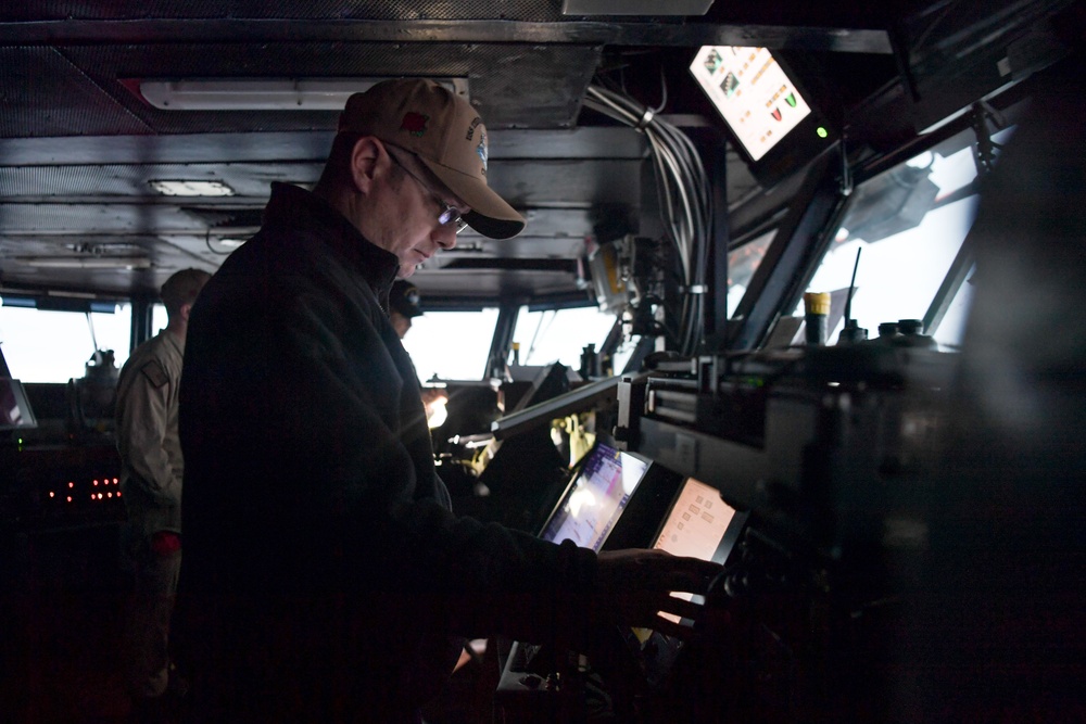 USS Theodore Roosevelt Watch Standers