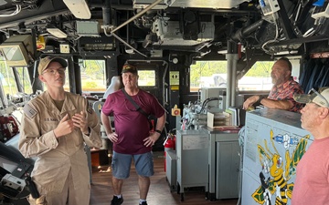 USS Shiloh provides tour to Navy League