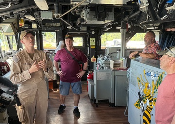 USS Shiloh provides tour to Navy League