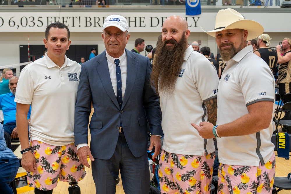 Secretary of Health and Human Services visits the DoD Warrior Games