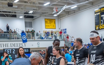 Secretary of Health and Human Services visits the DoD Warrior Games