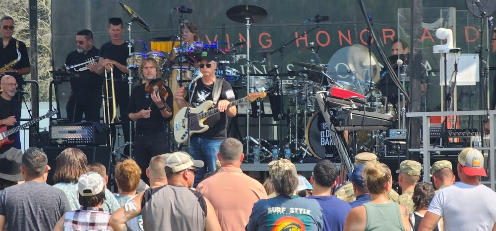 Lt. Dan Band entertains nearly a thousand guests during July 2025 concert at Fort McCoy