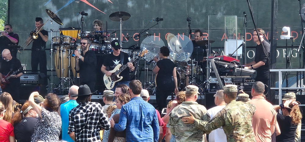 Lt. Dan Band entertains nearly a thousand guests during July 2025 concert at Fort McCoy