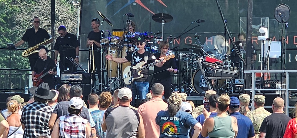 Lt. Dan Band entertains nearly a thousand guests during July 2025 concert at Fort McCoy