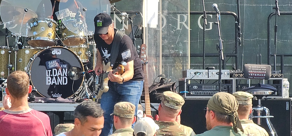 Lt. Dan Band entertains nearly a thousand guests during July 2025 concert at Fort McCoy
