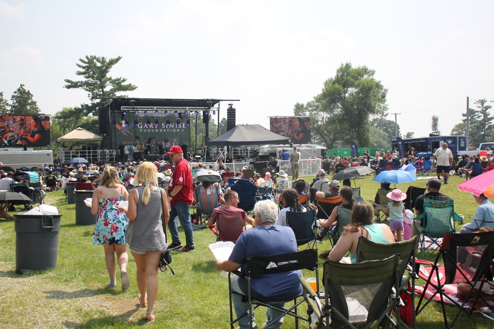 Lt. Dan Band entertains nearly a thousand guests during July 2025 concert at Fort McCoy