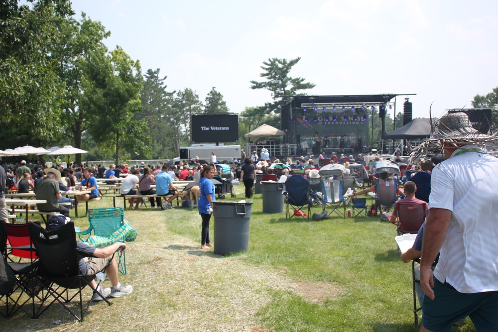 Lt. Dan Band entertains nearly a thousand guests during July 2025 concert at Fort McCoy