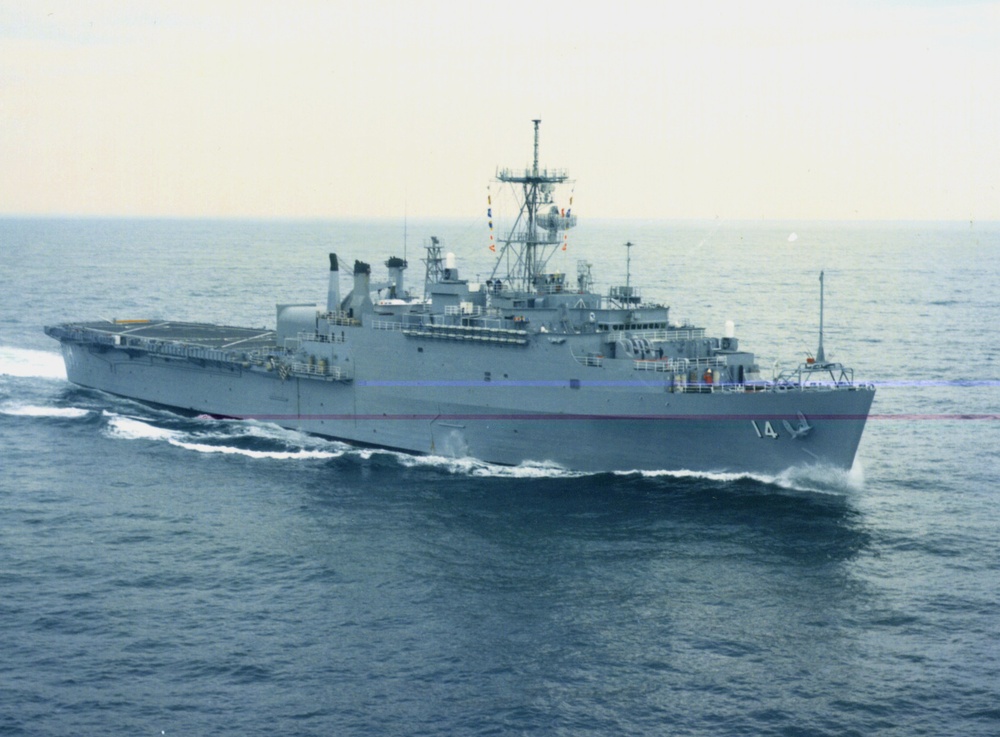 USS Trenton sails for Liberia to evacuate U.S. citizens under Operation Assured Response.